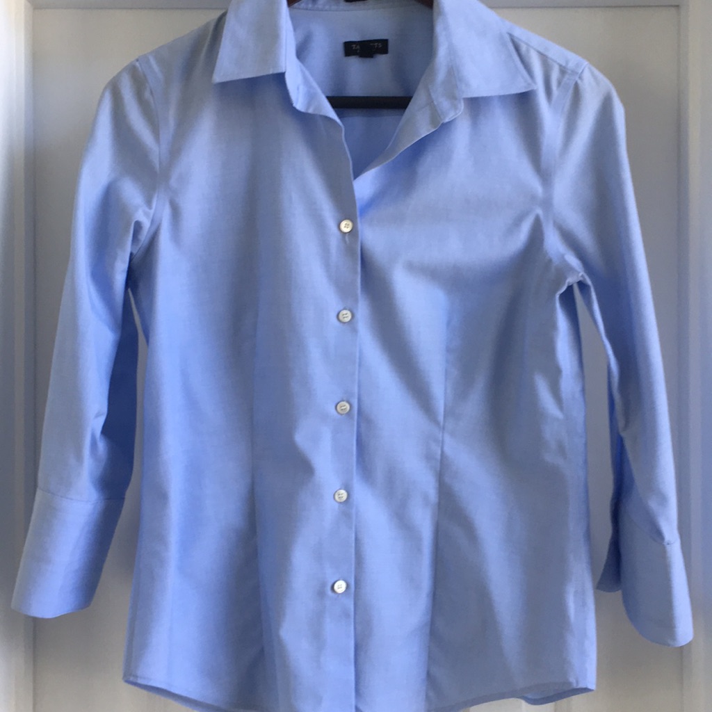 Talbots 2 Blue Button Down
